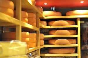 bigstock-Round-stacks-of-cheese-stored-26345876